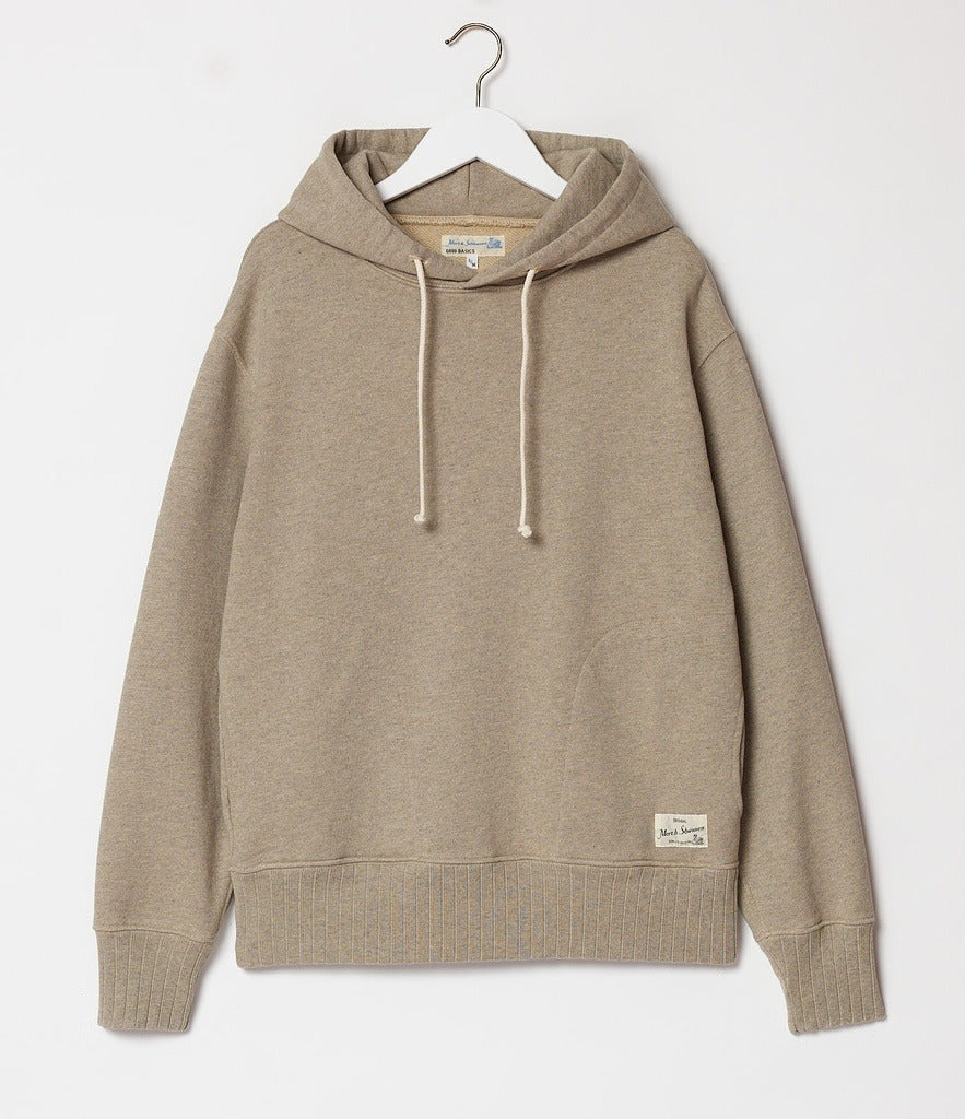 Rugged Fleece Hoodie Grey Melange