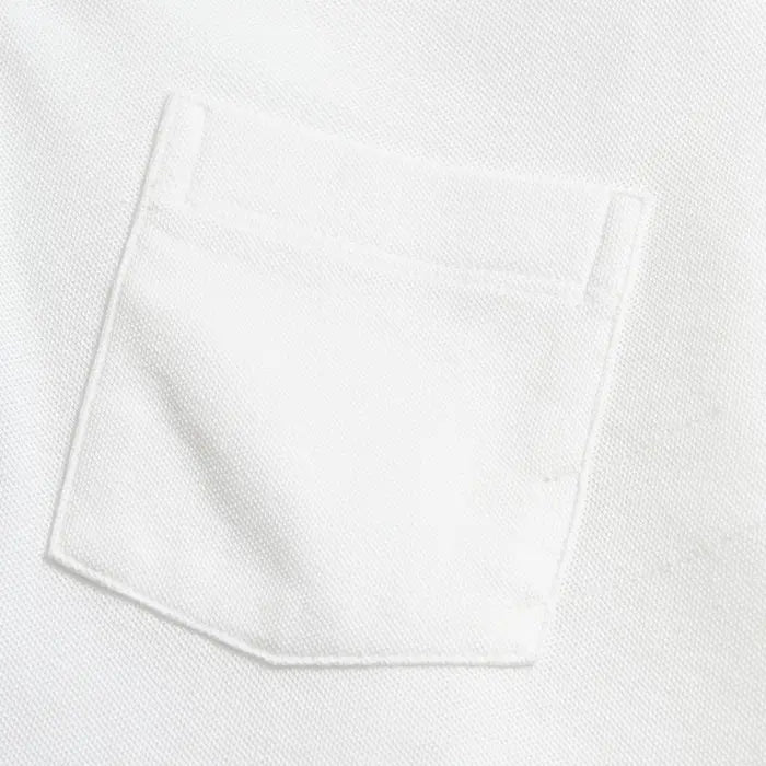 Pique Pensacola Polo White