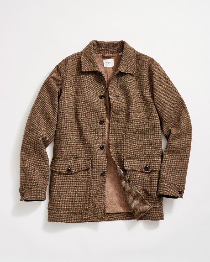 Bennet Overcoat Brown Multi