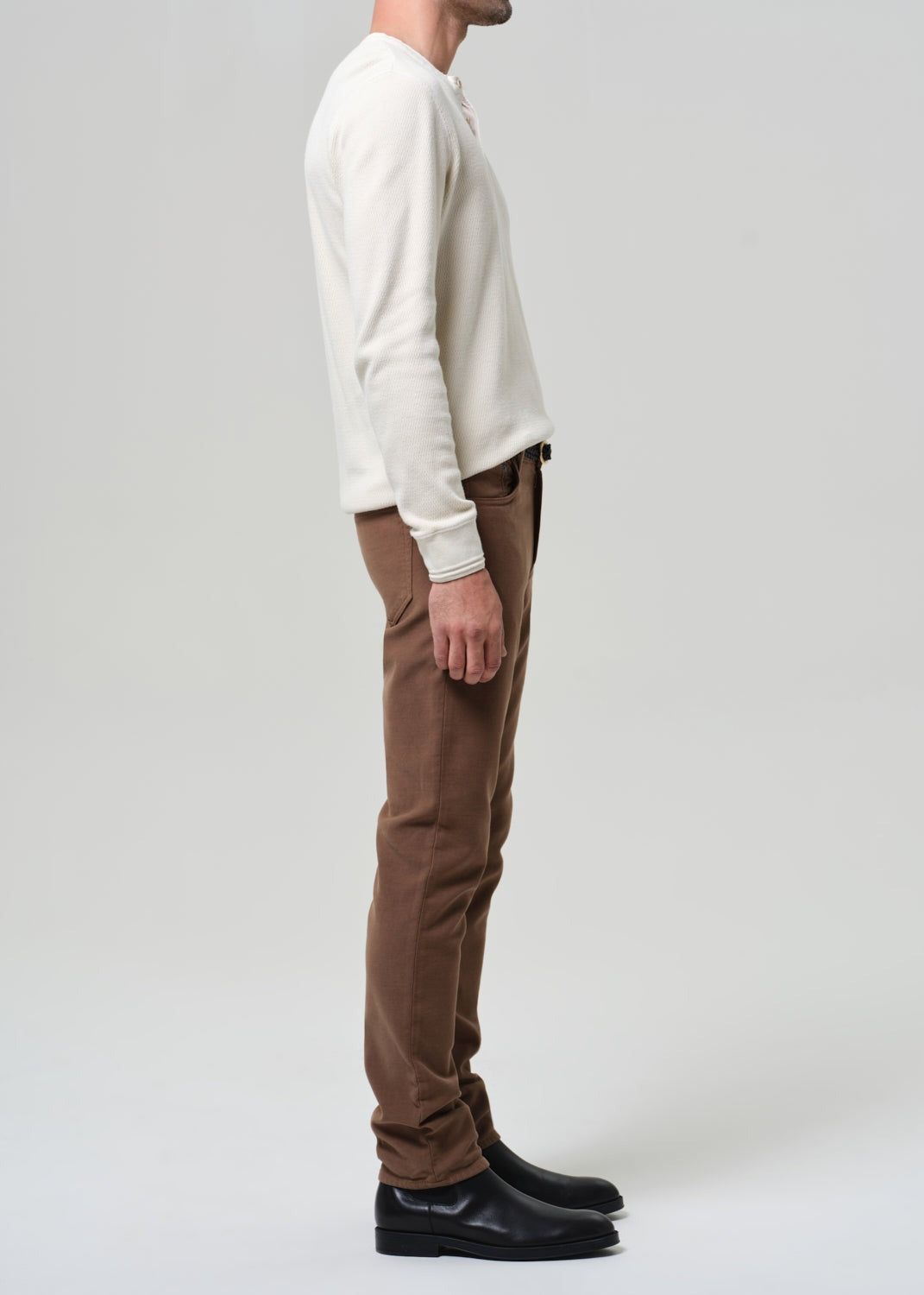Adler in French Terry Deep Brown