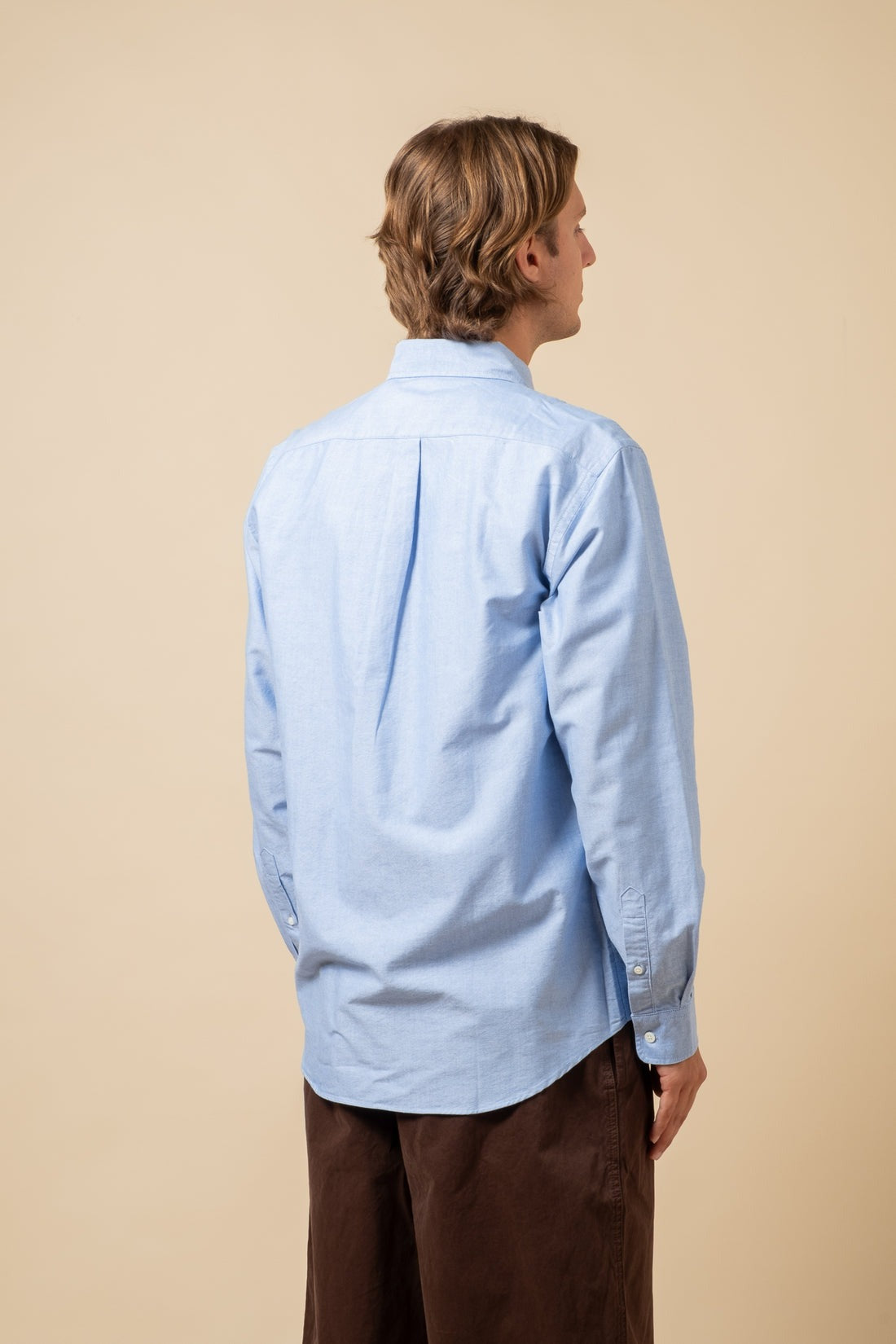 Button Down American Oxford Light Blue