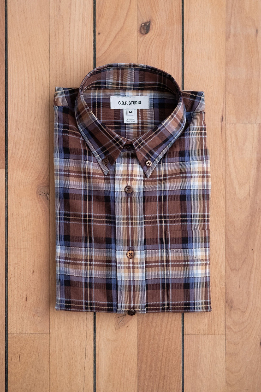 Button Down Cotton Nutella