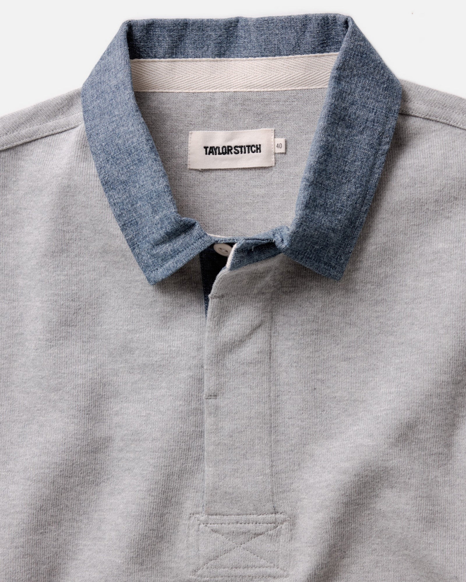 The Rugby Shirt Heather Grey
