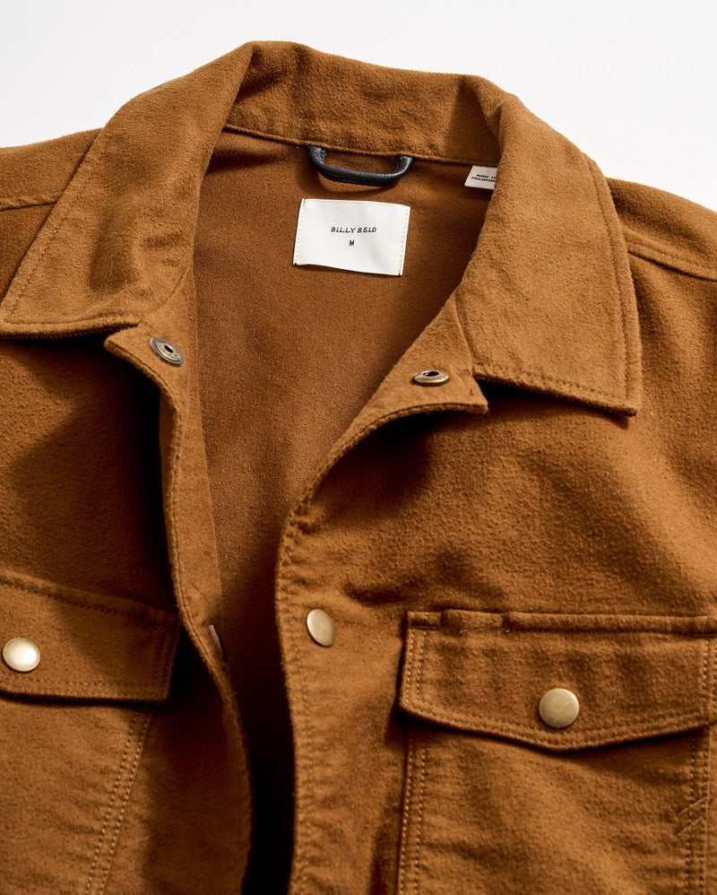 Moleskin Mo Shirt Jacket Tobacco