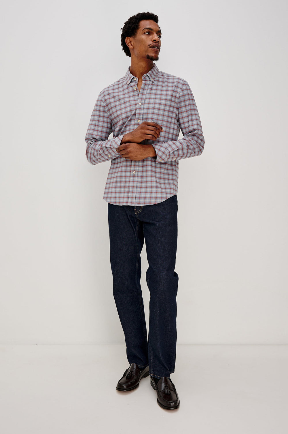 Vance Blue Ruby Check