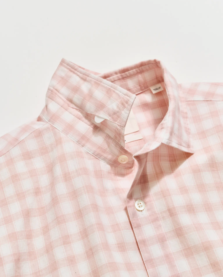 Check Hutcheson Sport Shirt Blush/White