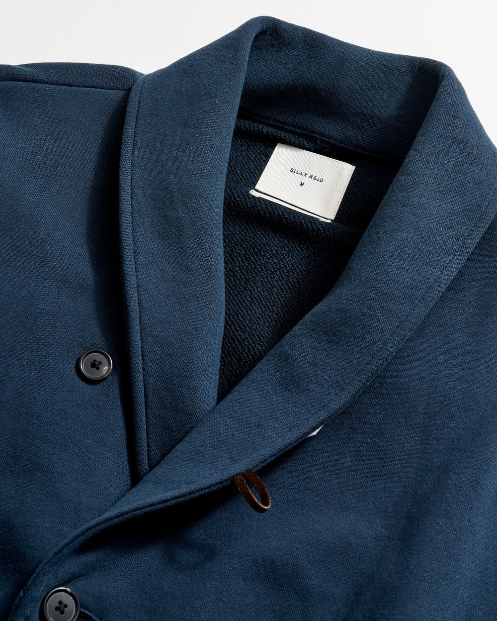 John Shawl Cardigan Carbon Blue
