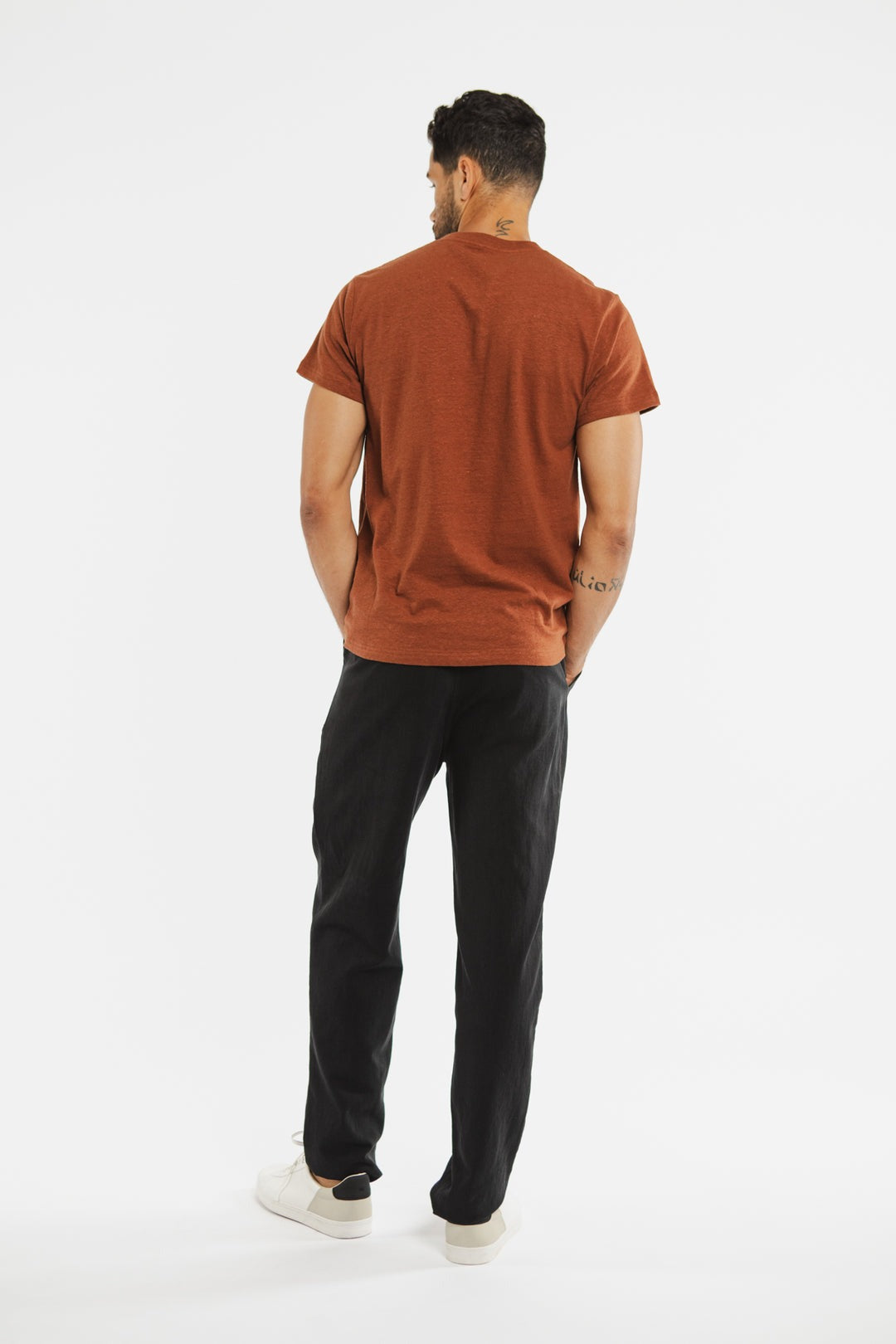 Organic Hemp Pocket Tee Burnt Umber