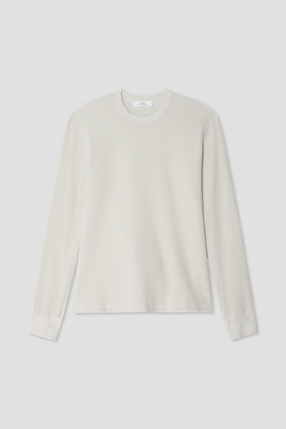 L/S Crew Waffle Tee Ash