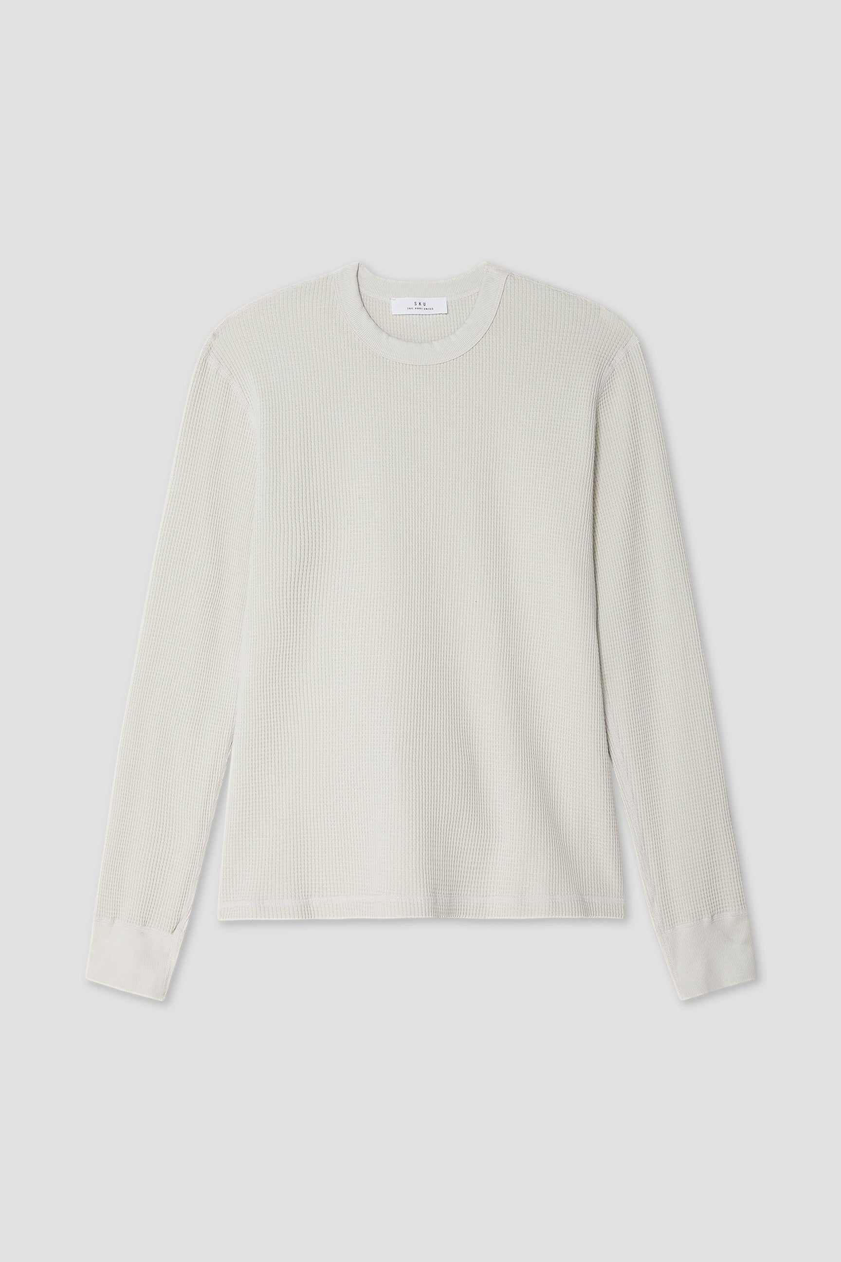 L/S Crew Waffle Tee Ash