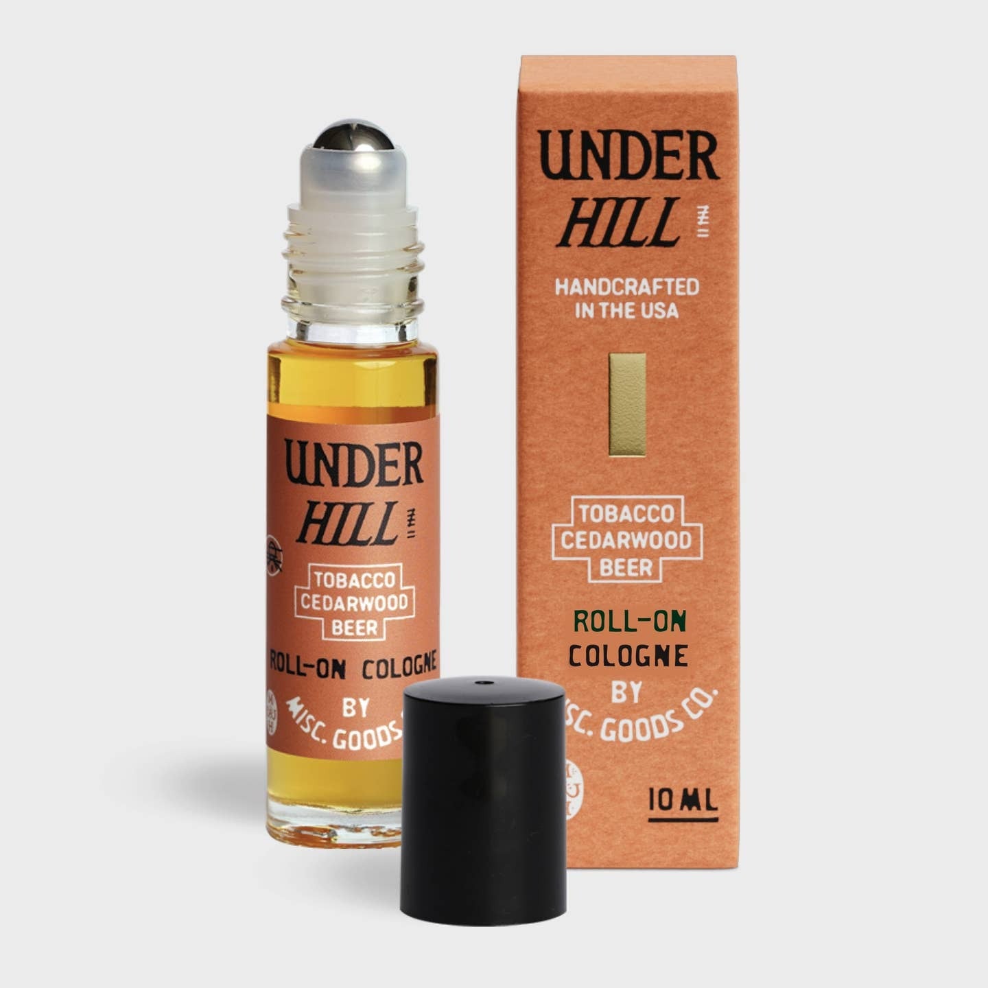 Underhill Roll-On Cologne – Tobacco, Cedar & Ale