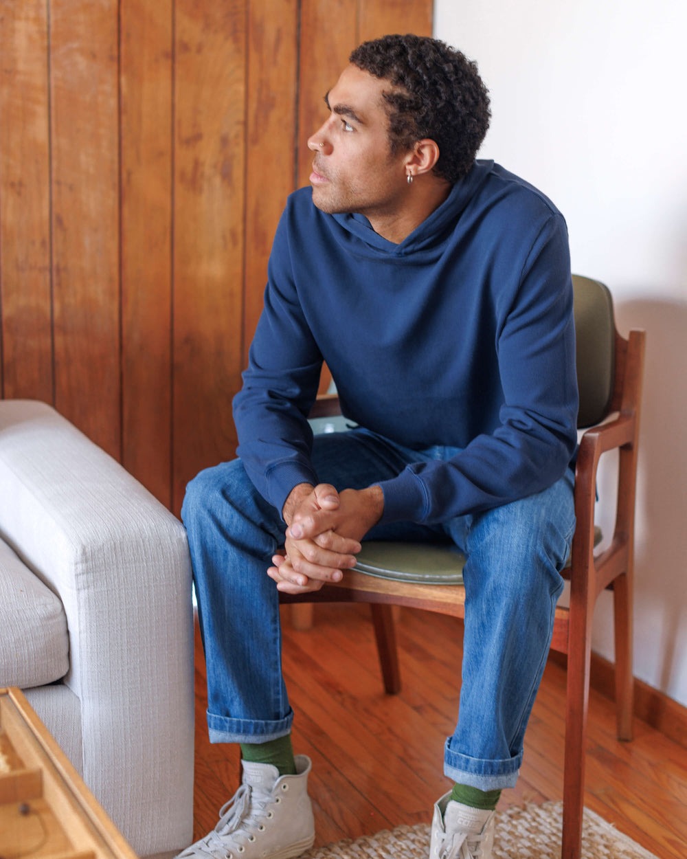 Caza Hoodie Indigo