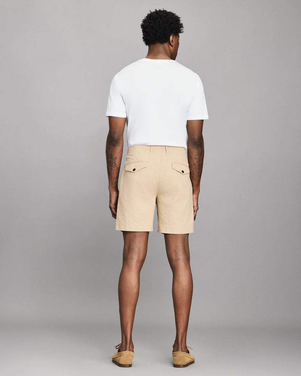 Slub Cotton Moore Short Khaki