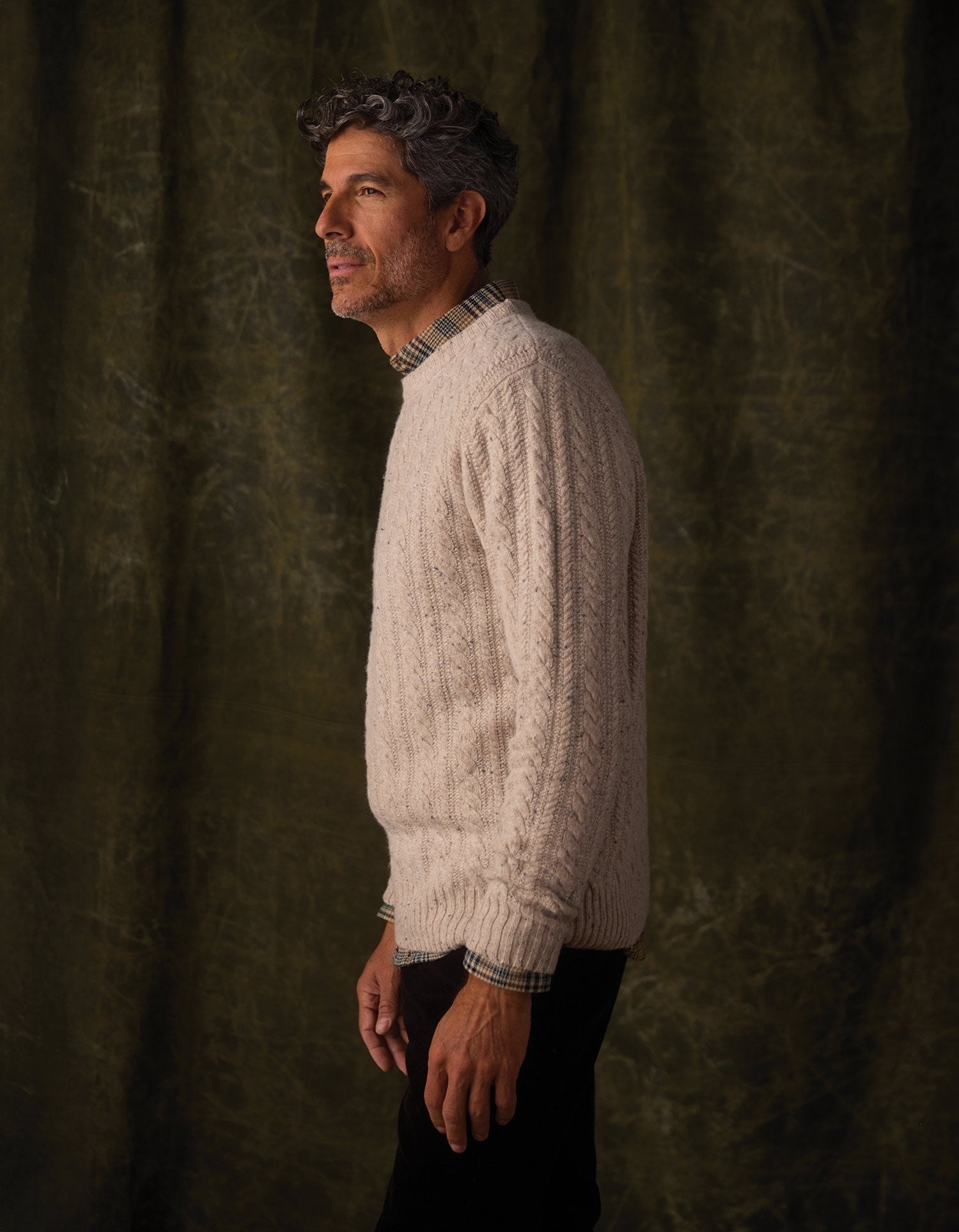 Kennedy Cable Crew Stone