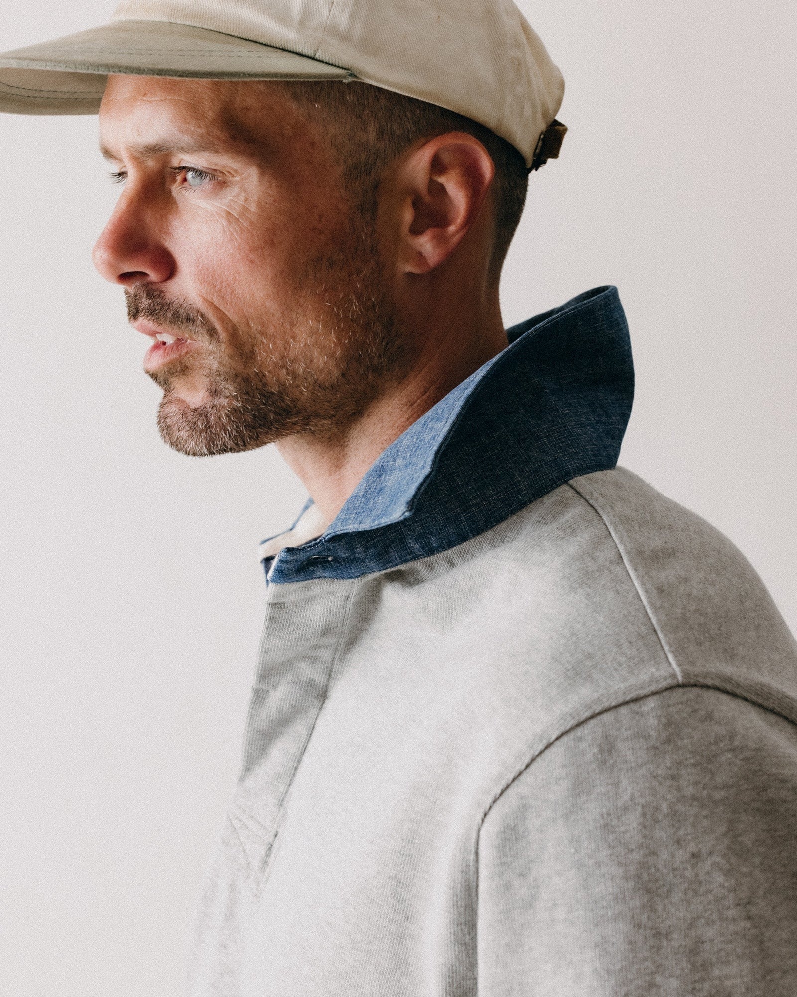 The Rugby Shirt Heather Grey