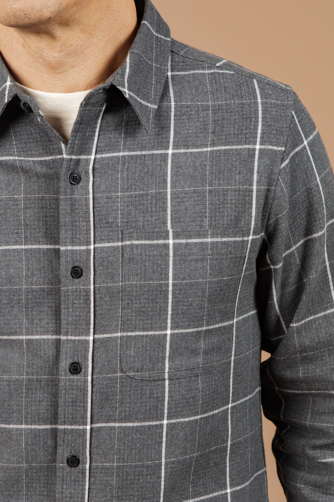 Larson Shirt Shadow Twill Windowpane