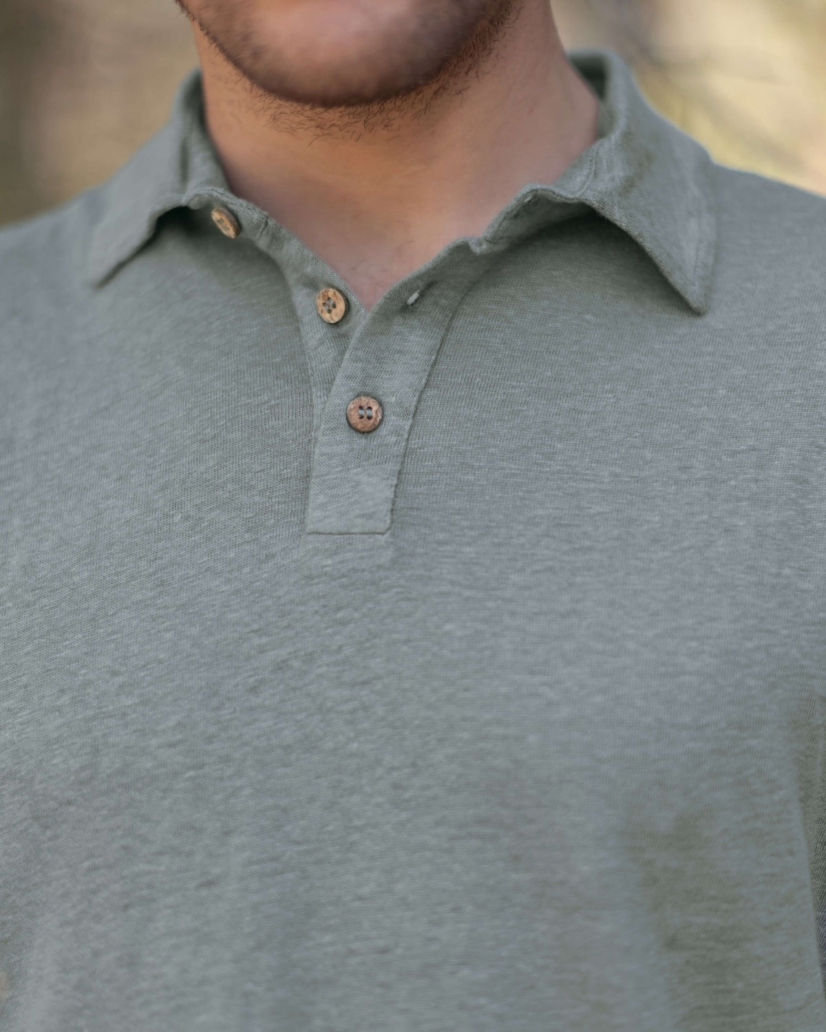 Knit Polo Jade