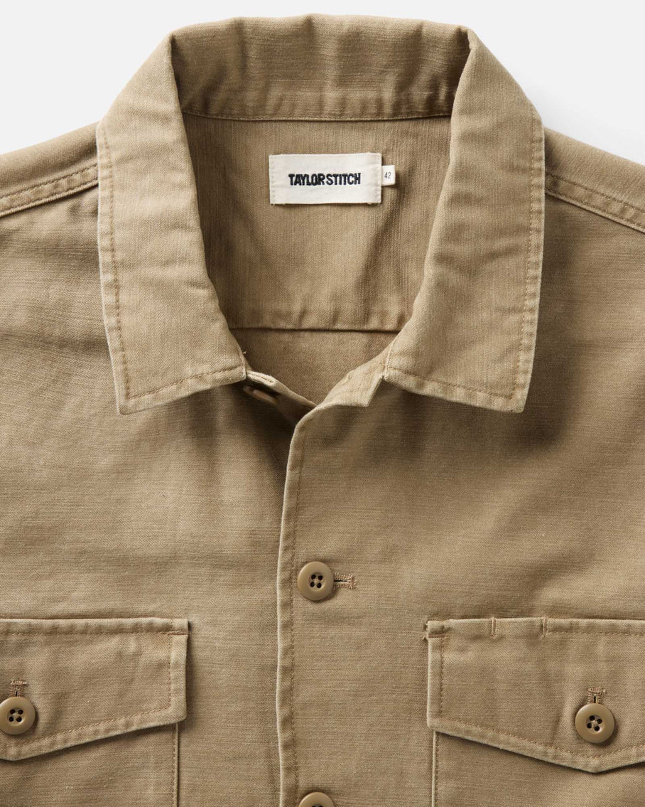 The Surplus Shirt Field Khaki Reverse Santeen