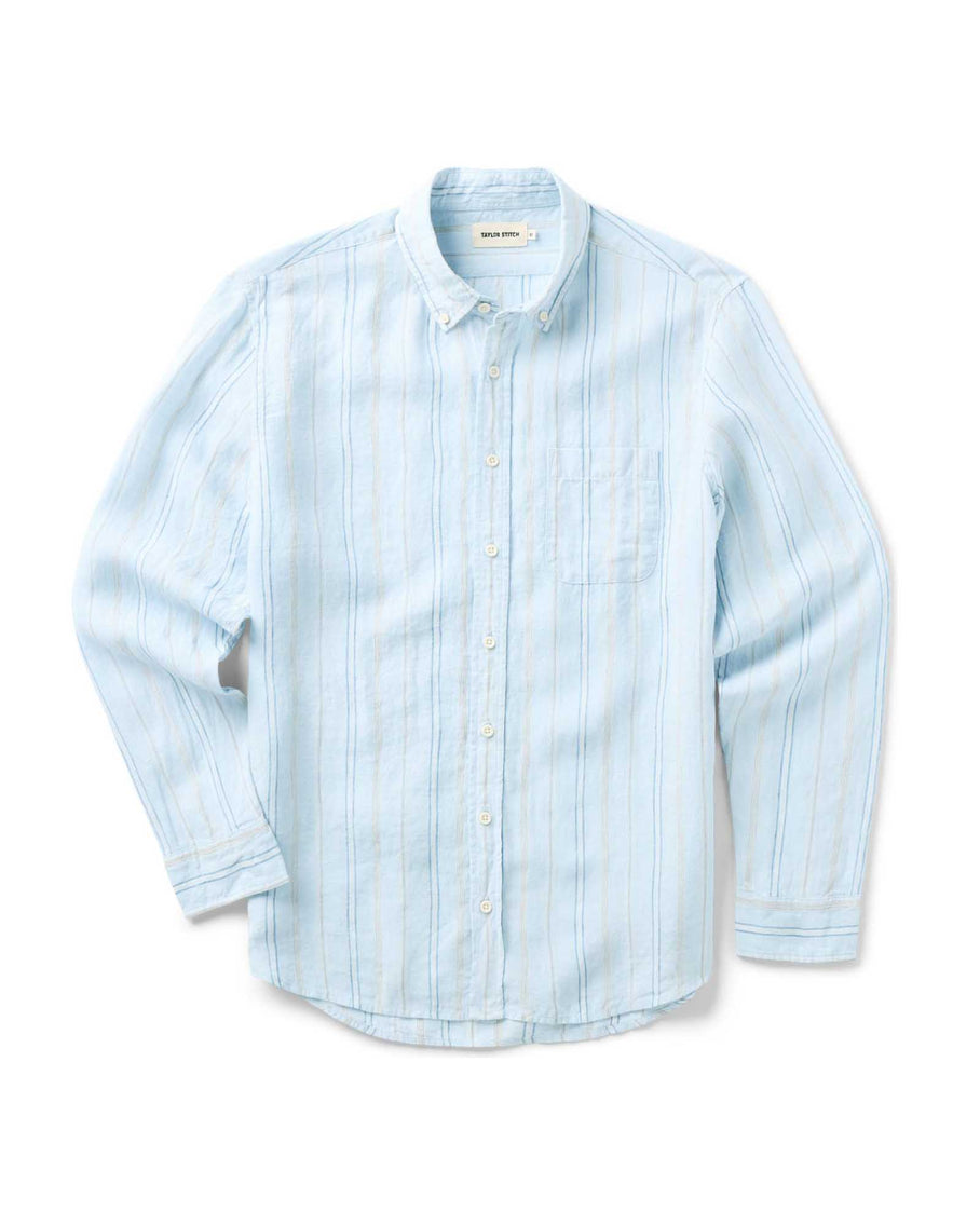 The Jack Blue Sky Stripe Linen