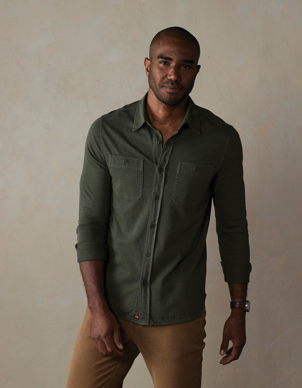 Lennox Jersey Button Up Alpine