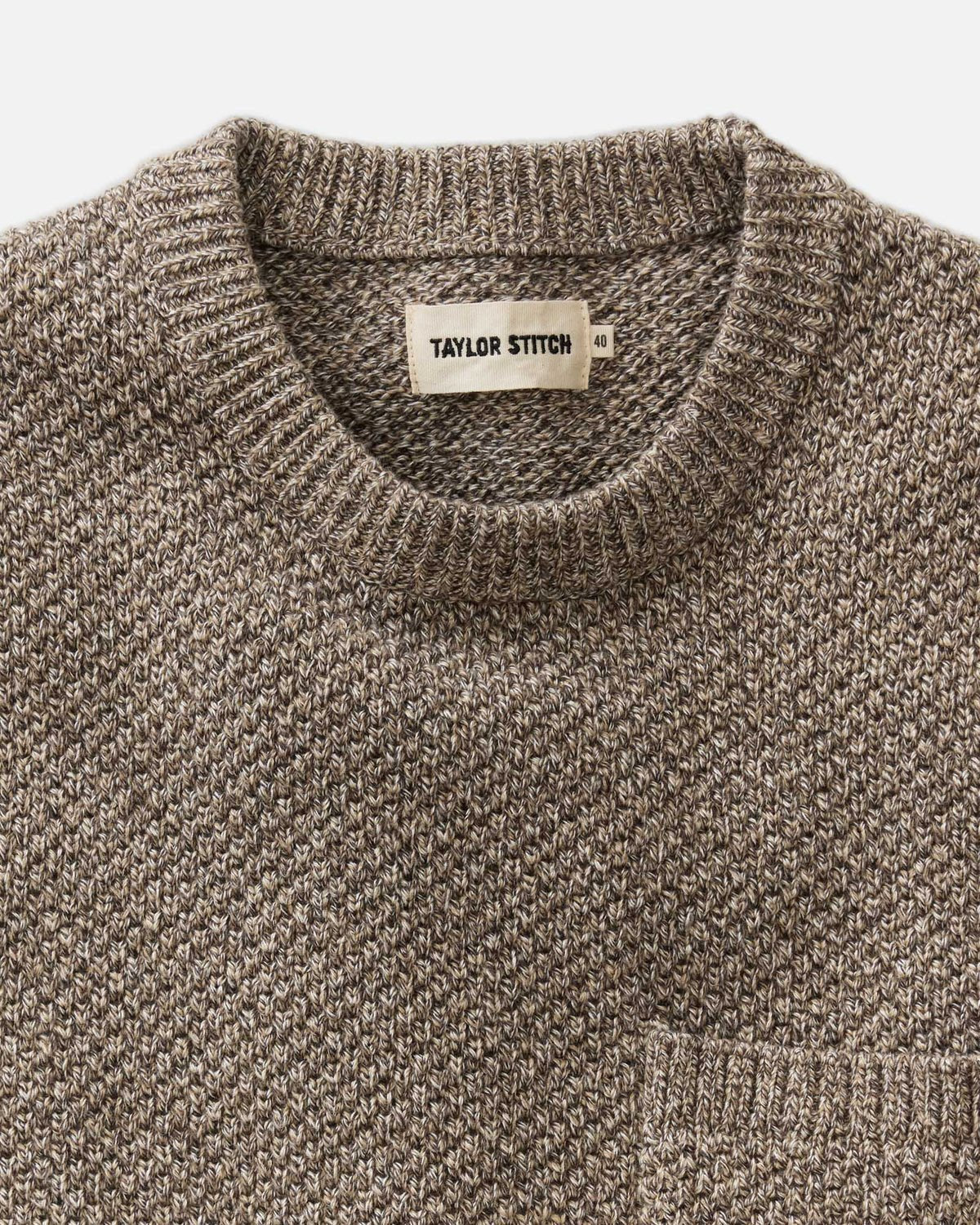 Crawford Crew Sweater Coffee Twist