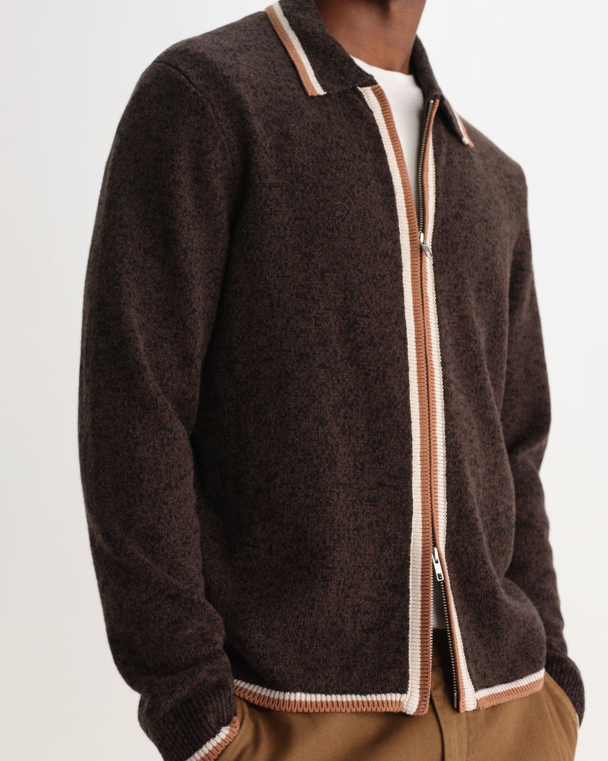 Lennox L/s Zip Polo