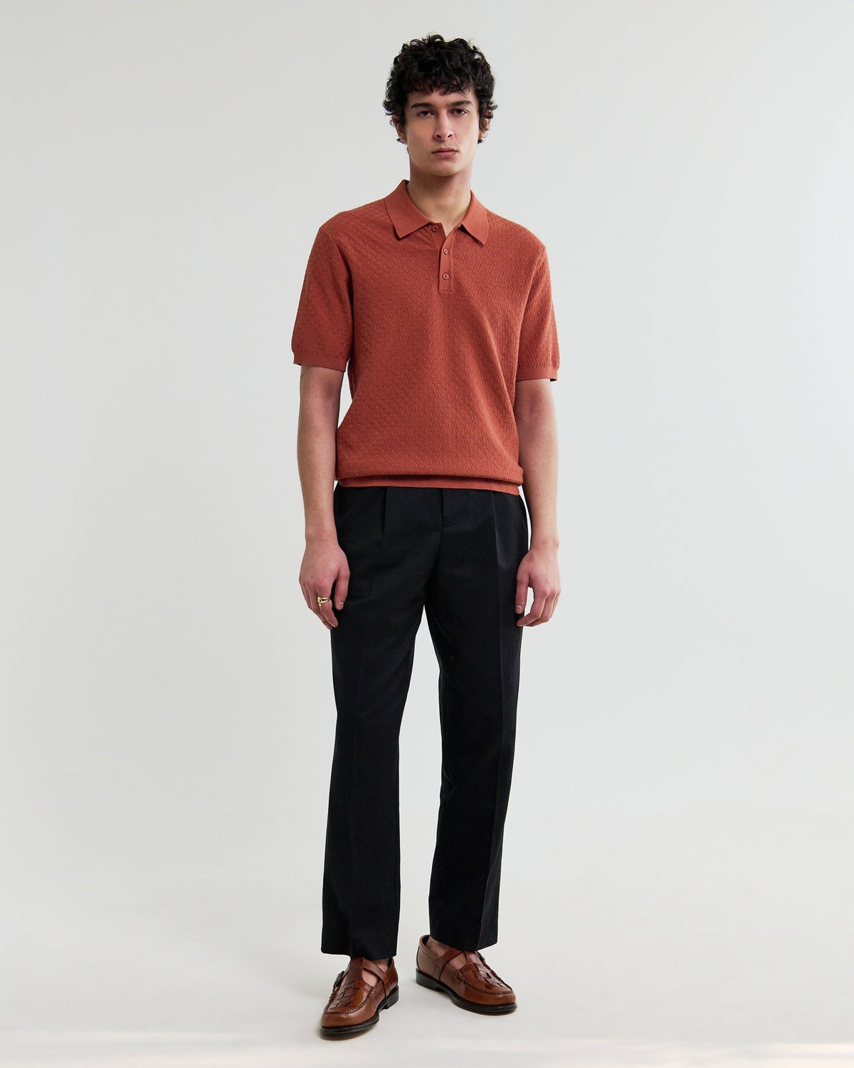 Naples SS Polo - Retro Diamond