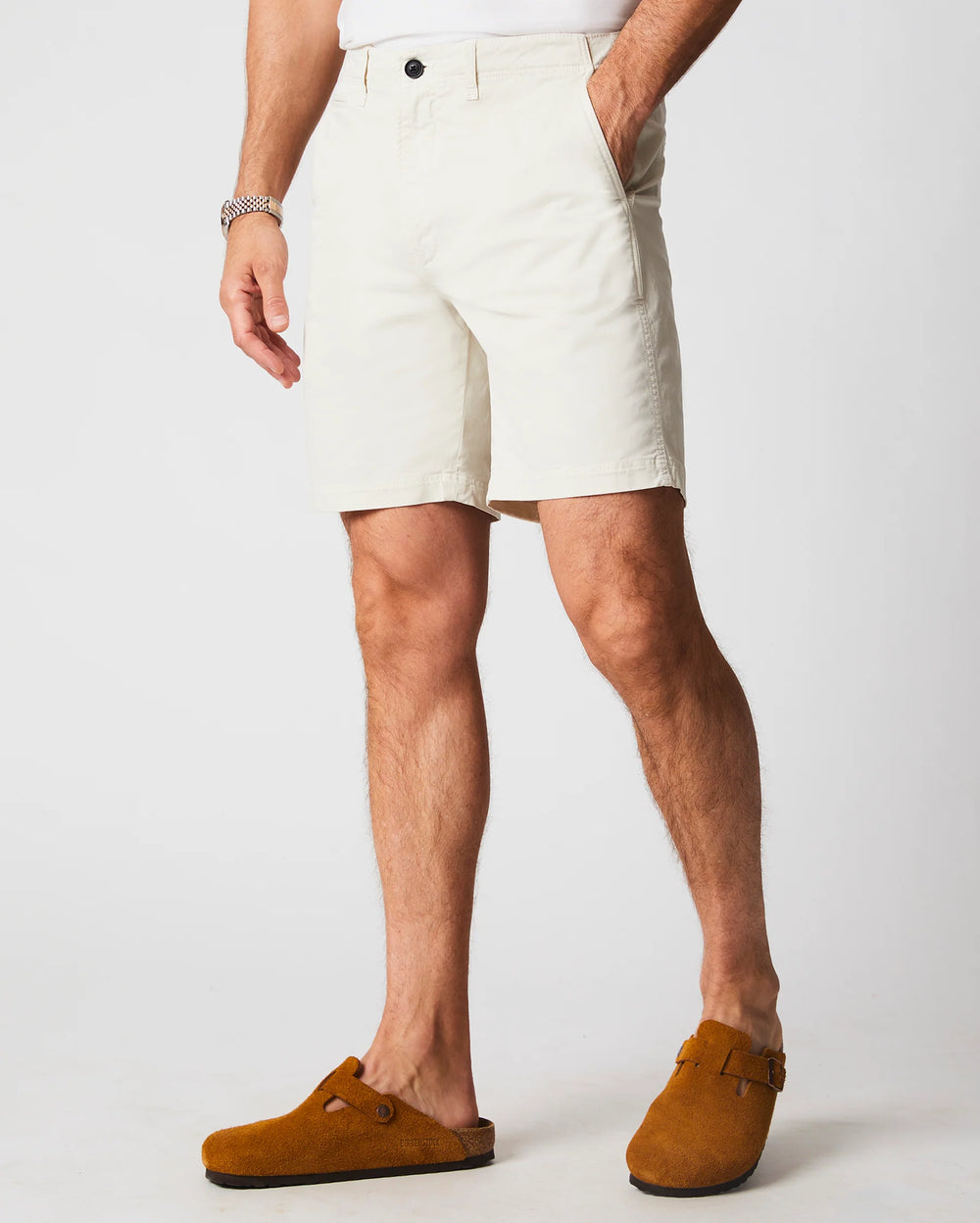 Chino Short Eggshell