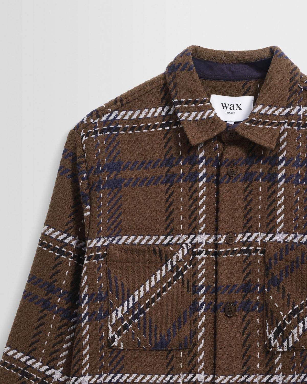 Whiting Overshirt - Moon Check