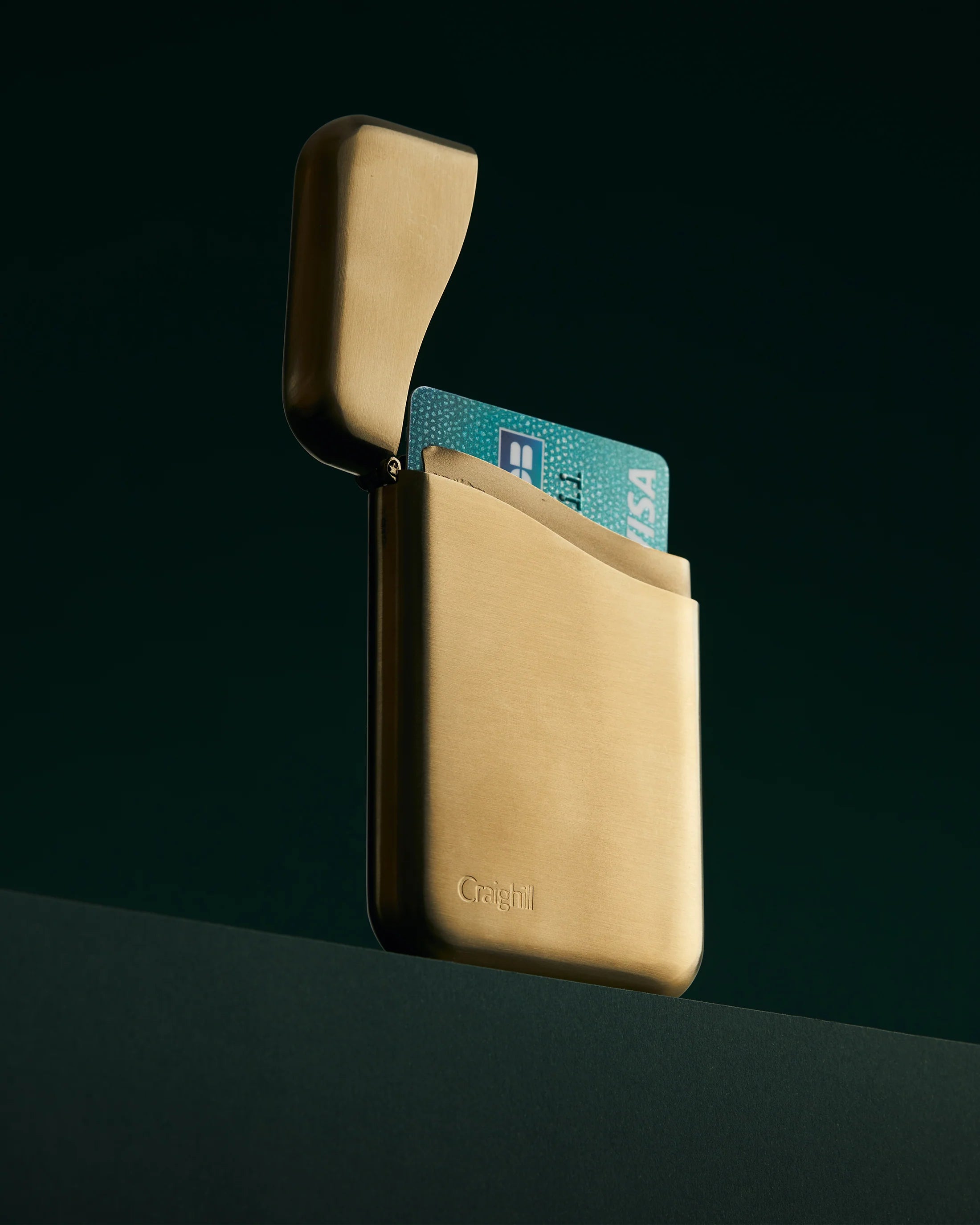 Card Case - Brass