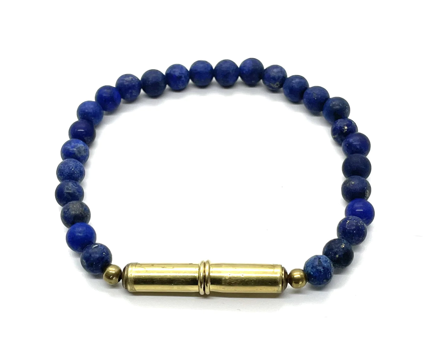 Flint Beaded Single Bracelet Lapis