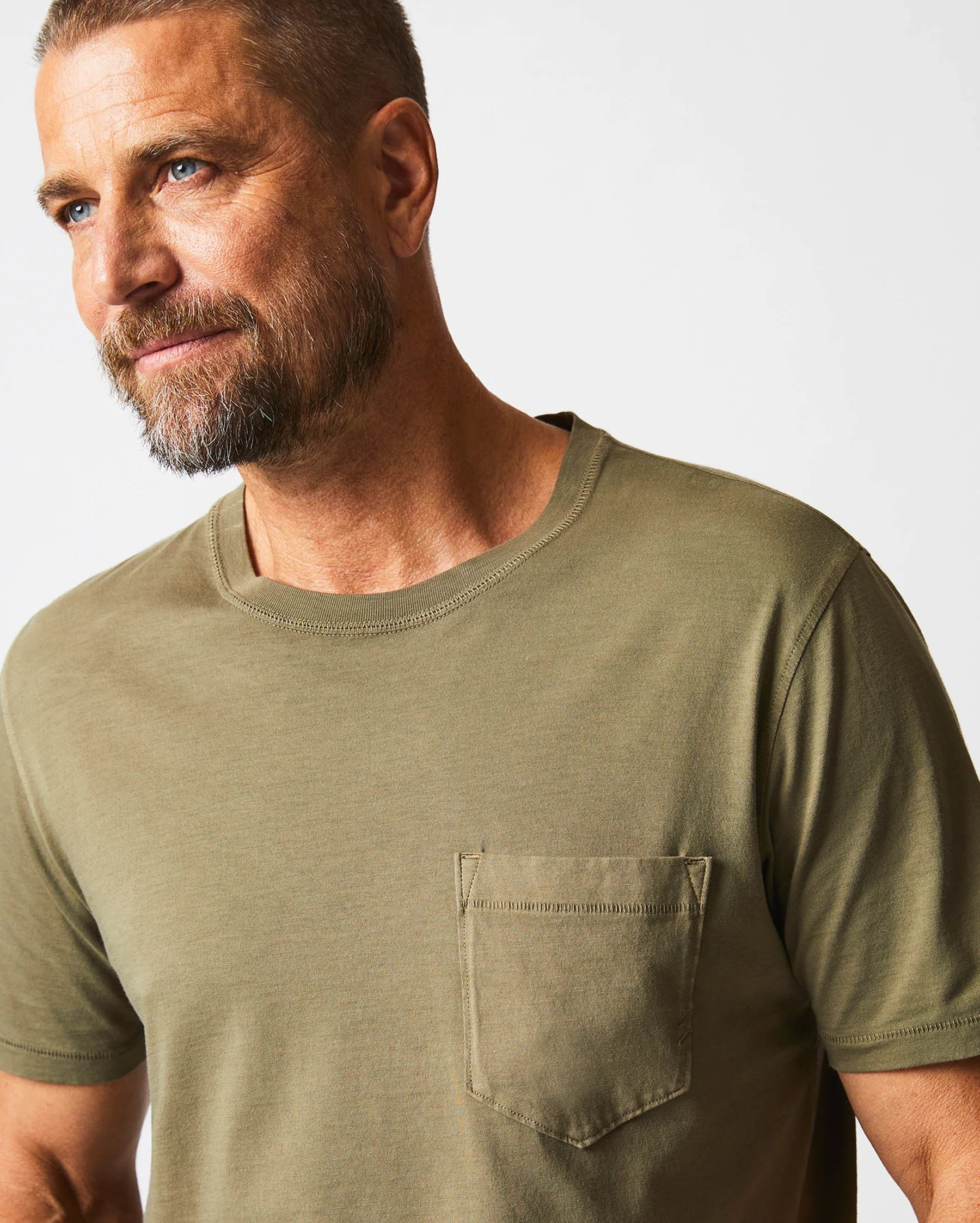 Washed Tee Moss